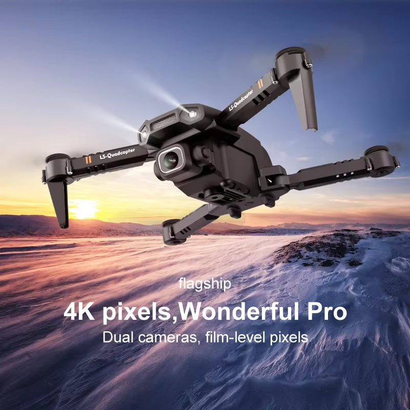 2024 New XT6 Mini Drone 4K 1080P HD Camera Wifi Fpv Air Pressure Altitude Hold Foldable Quadcopter RC Dron Kid Toy Boys Gifts