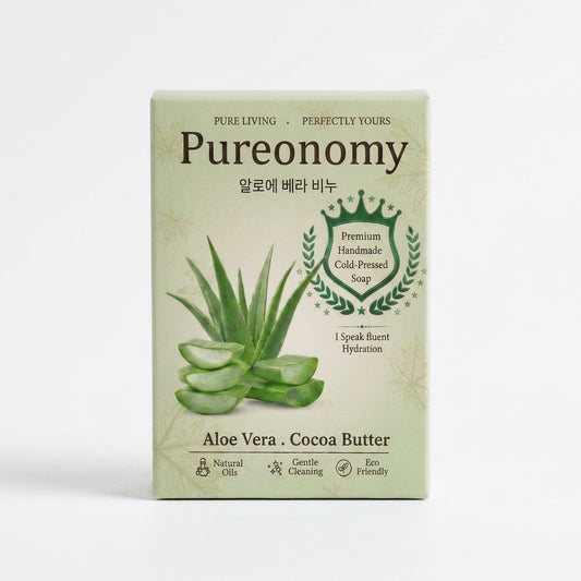 Pureonomy Aloe Vera & Cocoa Butter Soap