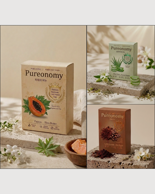 Pureonomy Natural Soap Trio